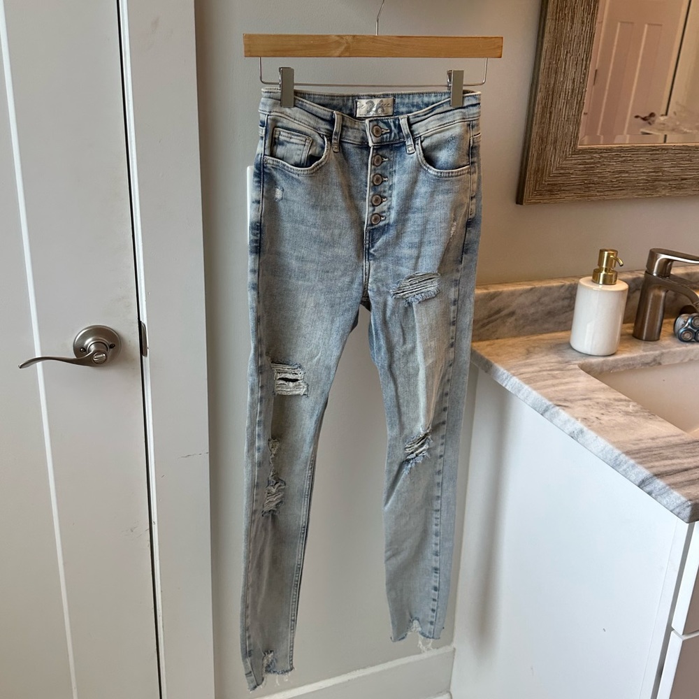 Free people ripped jeans